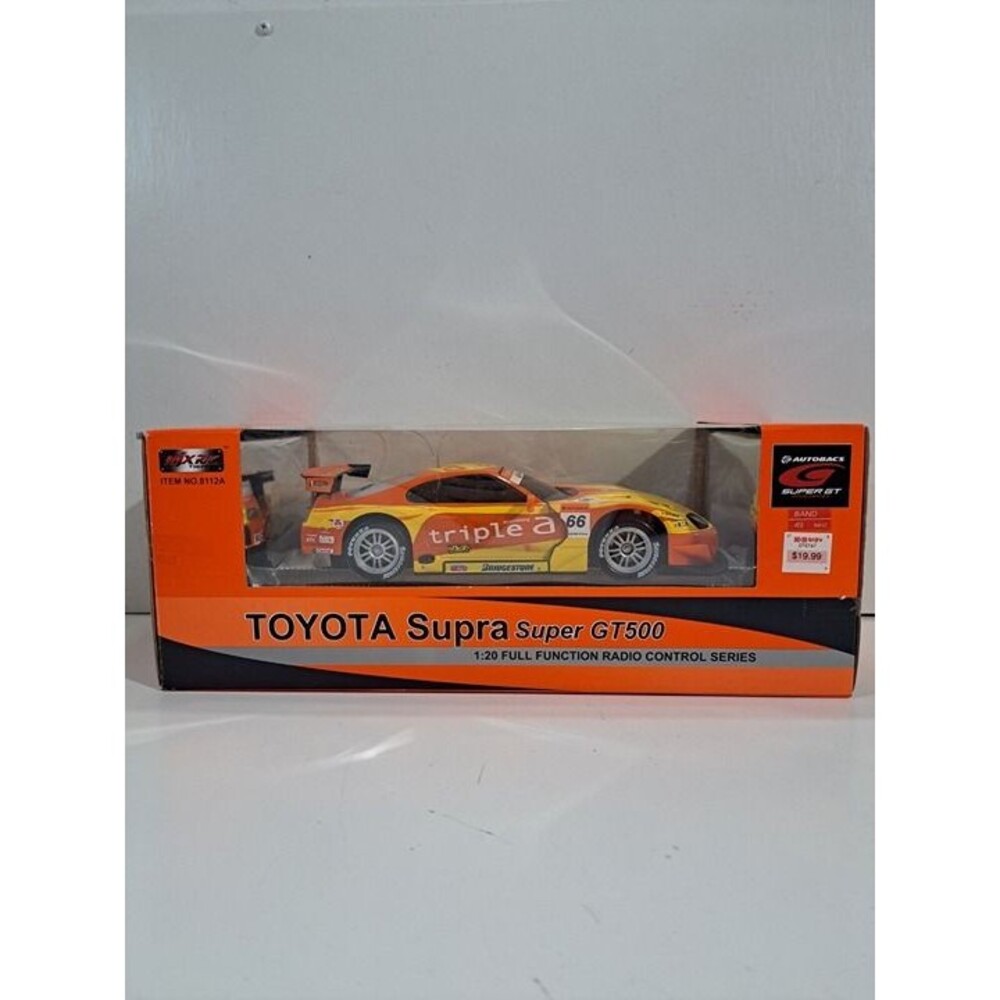 NIB MJX R/C 8112A Radio Control 1:20 Autobach Super GT500 Toyota Supra Race Car